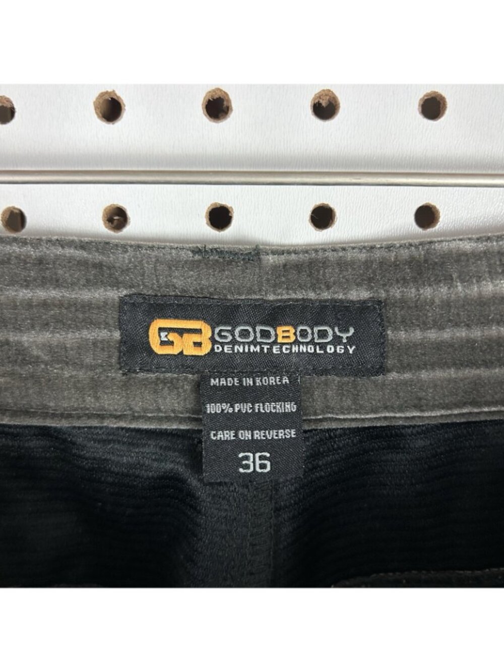 Godbody 2 Piece Men's XL Corduroy Velour Suit Outfit 80s Gray Button Front Baggy - Picture 10 of 11